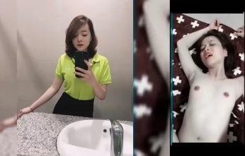 办公室女孩热，美丽，呻吟和好色